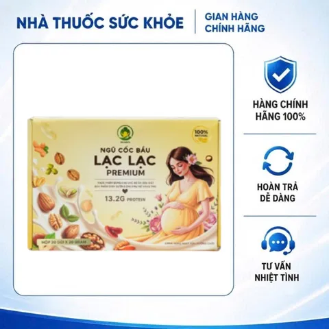 (Hàng chính hãng) Ngũ Cốc Bầu Lạc Lạc Premium Dr.Maya Hộp 30 Gói x 20g