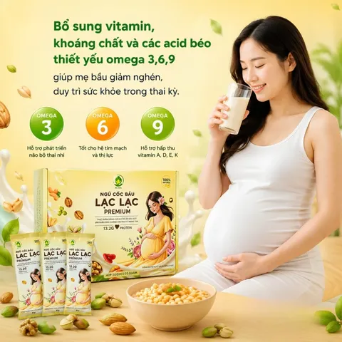 (Hàng chính hãng) Ngũ Cốc Bầu Lạc Lạc Premium Dr.Maya Hộp 30 Gói x 20g