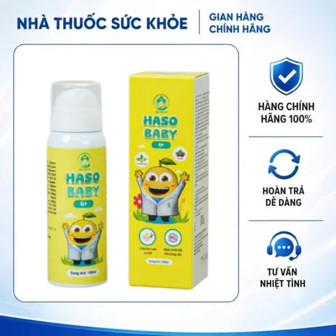 (Hàng chính hãng) Xịt Làm Mát Da Haso Baby 6+ Dr.Maya 100ml