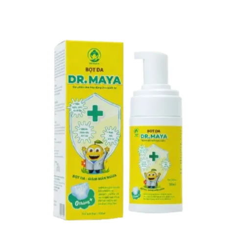 (Hàng chính hãng) Bọt Da Dr.Maya Chai 100ml - Hỗ Trợ Làm Dịu, Dưỡng Ẩm Da Bé