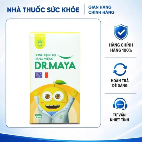 (Hàng chính hãng) Dung Dịch Xịt Răng Miệng Dr.Maya 30ml - Hỗ Trợ Vệ Sinh Khoang Miệng