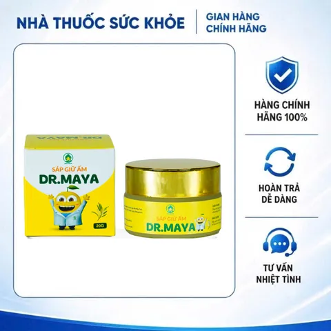 (Hàng chính hãng) Sáp Giữ Ấm Dr.Maya 20g - Hỗ Trợ Giữ Ấm Cơ Thể Cho Bé