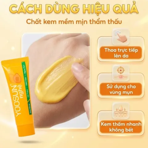(Hàng chính hãng) Kem Bôi Yoosun Nghệ Đại Bắc 25g - Hỗ Trợ Làm Mờ Thâm, Làm Mềm Da