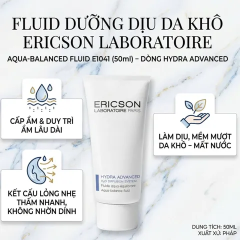 (Hàng nhập khẩu) Aqua-Balanced Fluid E1041 50ml - Hỗ Trợ Dưỡng Ẩm Làm Dịu Da