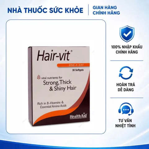 (Hàng nhập khẩu) Hair-Vit Hộp 30 Viên - Hỗ Trợ Nuôi Dưỡng Tóc