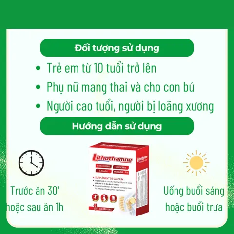 (Hàng nhập khẩu) LITHOTHAMNE Hộp 30 Viên - Canxi Hữu Cơ Từ Tảo Biển Đỏ, Hỗ Trợ Xương Răng Chắc Khỏe
