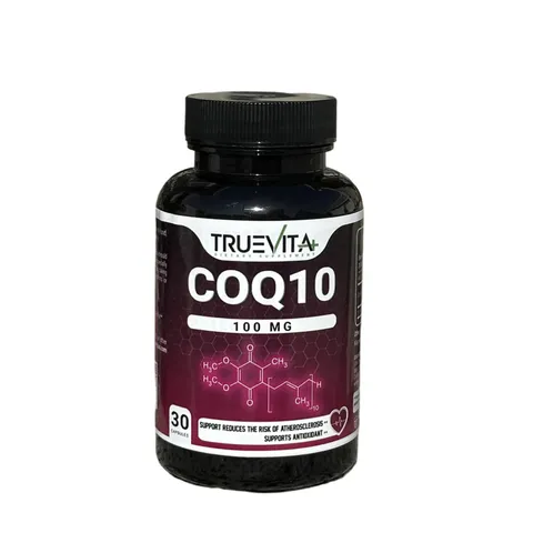 (Hàng nhập khẩu) TrueVita+ CoQ10 100mg Lọ 30 Viên - Bổ Sung Coenzyme Q10