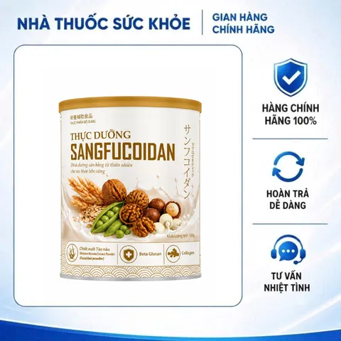 (Hàng chính hãng) Thực Dưỡng SANG FUCOIDAN Mozuku Nhật Bản 500gr - Ngũ Cốc Sữa Hạt