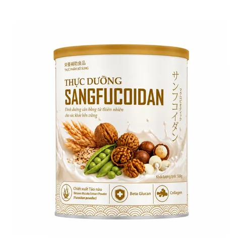 (Hàng chính hãng) Thực Dưỡng SANG FUCOIDAN Mozuku Nhật Bản 500gr - Ngũ Cốc Sữa Hạt
