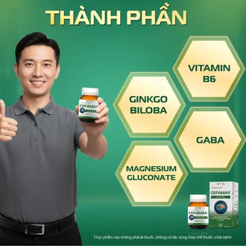 (Hàng chính hãng) Cefamax Famax Hộp 30 Viên - Hỗ Trợ Hoạt Huyết, Tăng Tuần Hoàn Máu Não