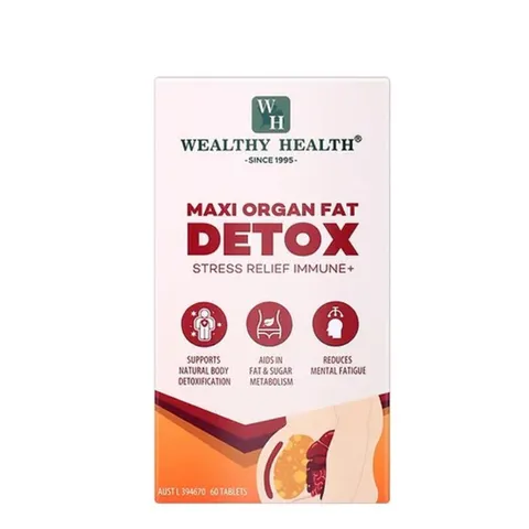 (Hàng nhập khẩu) Maxi Organ Fat Detox Hộp 60 Viên - Hỗ Trợ Thải Độc Mỡ Nội Tạng