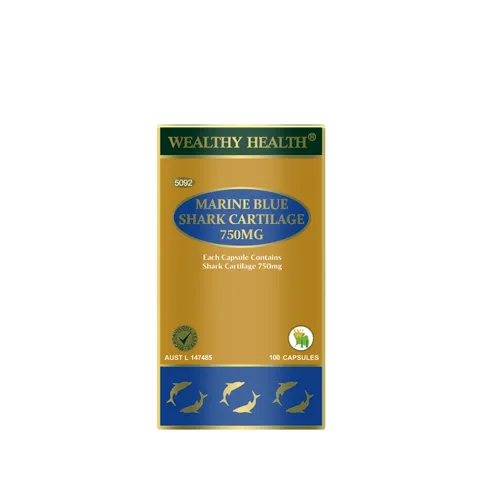 (Hàng nhập khẩu) Marine Blue Shark Cartilage 750mg - Viên Uống Sụn Cá Mập Hỗ Trợ Xương Khớp
