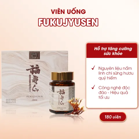 (Hàng nhập khẩu) Fukujyusen Hộp 180 Viên - Hỗ Trợ Tăng Cường Miễn Dịch