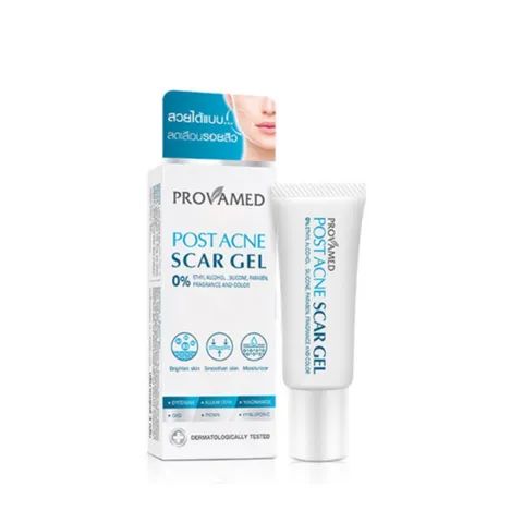 (Hàng nhập khẩu) Provamed Post Acne Scar Gel 4g - Gel Hỗ Trợ Làm Mờ Thâm Sẹo Sau Mụn