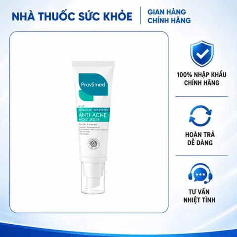 (Hàng nhập khẩu) Provamed Acniclear Bio-Peptide Anti Acne Moisturizer 40ml - Kem Dưỡng Ẩm Cho Da Mụn