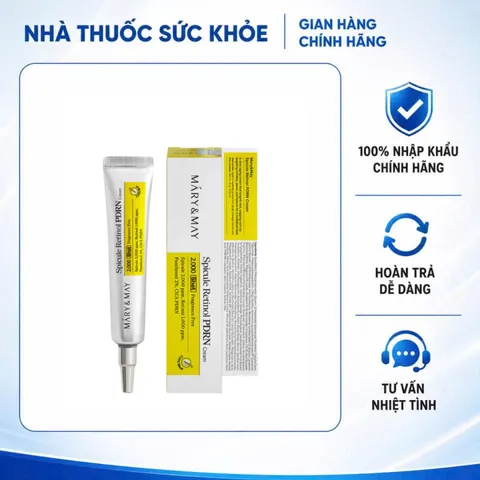 (Hàng nhập khẩu) Mary & May Collagen 1000 Spicule Re PDRN Cream 15g - Kem Dưỡng Hỗ Trợ Cải Thiện Kết Cấu Da