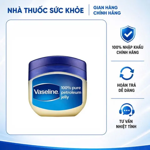 (Hàng chính hãng) Vaseline Sáp Dưỡng Ẩm 100ml - Hỗ Trợ Khóa Ẩm Làm Mềm Da