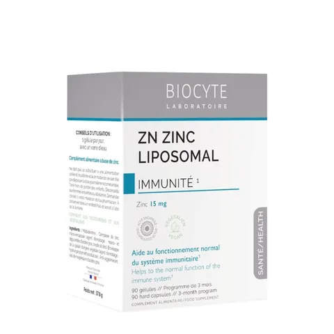 (Hàng nhập khẩu) Biocyte Zn Zinc Liposomal Hộp 90 Viên - Bổ Sung Kẽm