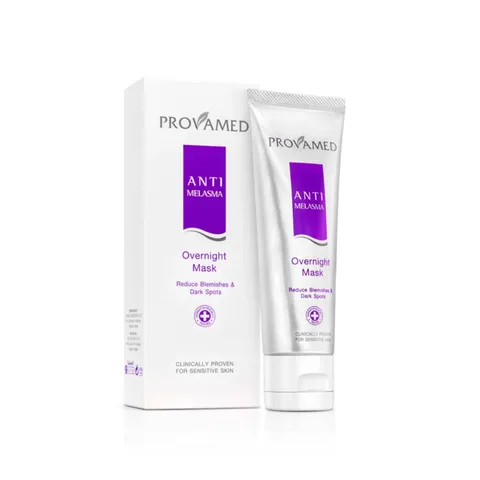 (Hàng nhập khẩu) Mặt Nạ Ngủ Provamed Anti-Melasma Overnight Mask 50g - Hỗ Trợ Mờ Nám, Tàn Nhang