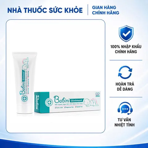(Hàng nhập khẩu) Kem Bôi Provamed Babini Ointment 50g - Chăm Sóc Da Cho Trẻ Em