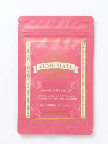 Viên uống men phụ khoa Feme Mati Pro Hayari - Hỗ trợ sức khỏe vùng kín cho phụ nữ, bổ sung 220 tỷ lợi khuẩn 12 viên