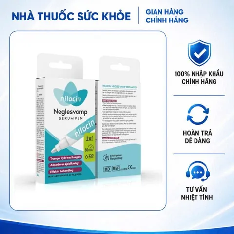 (Hàng nhập khẩu) Bút Huyết Thanh Nilocin 3ml - Hỗ Trợ Nấm Móng Tay Chân
