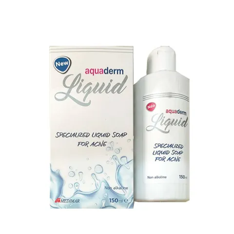 (Hàng nhập khẩu) Aquaderm Liquid Soap 150ml - Dung Dịch Xà Bông Hỗ Trợ Làm Sạch Da