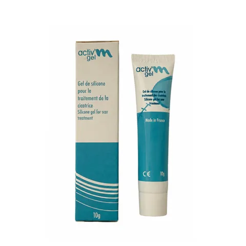 (Hàng nhập khẩu) Gel Activ'M Tuýp 10g - Hỗ Trợ Làm Phẳng Sẹo Phì Đại, Sẹo Lồi