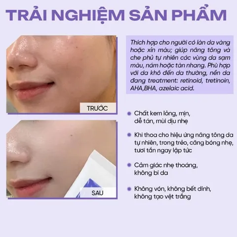 (Hàng nhập khẩu) Kem Chống Nắng KyungLab UV Purple Tone-Up Sun Essence 50ml - Nâng Tone Trung Hòa Da Ngăm Vàng