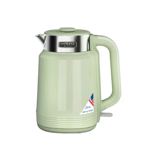 (Hàng chính hãng) Ấm Siêu Tốc 2 Lớp Cool Touch Kaiyo 2L Màu Xanh Mint