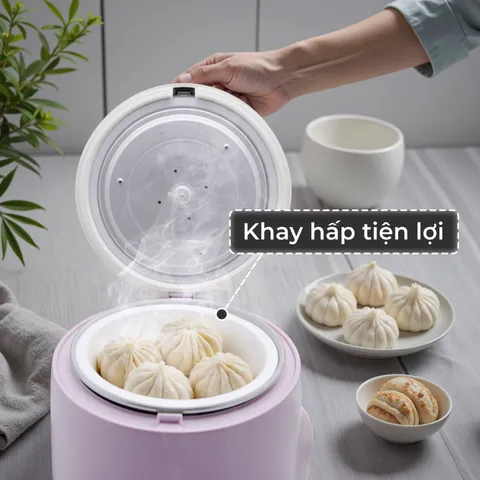 (Hàng nhập khẩu) Nồi Cơm Điện Hare HR-RC1816 1.8L - Công Suất 700W, Lòng Nồi Niêu Chống Dính Ceramic