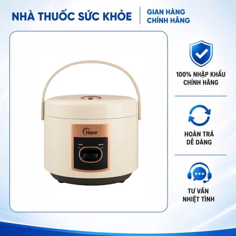 (Hàng chính hãng) Nồi Cơm Điện Hare HR-RC1818 1.8L - Công Suất 700W