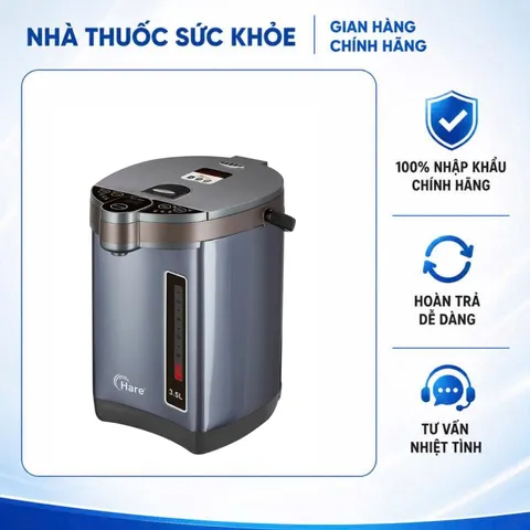 (Hàng chính hãng) Bình Thủy Điện Hare HR-AP3035 3.5L - Công Suất 1200W