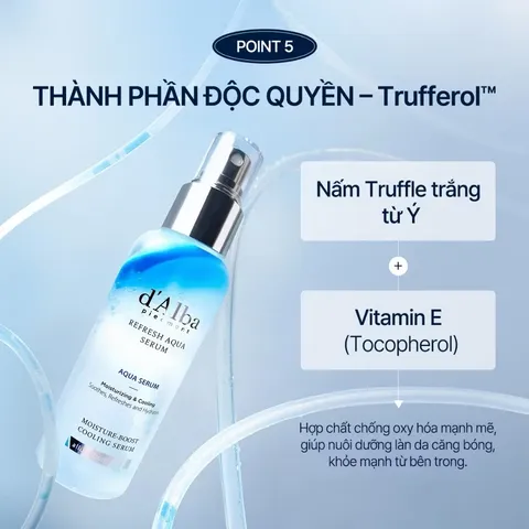 (Hàng nhập khẩu) Xịt Tinh Chất Dưỡng Da d'Alba Refresh Aqua Serum 100ml