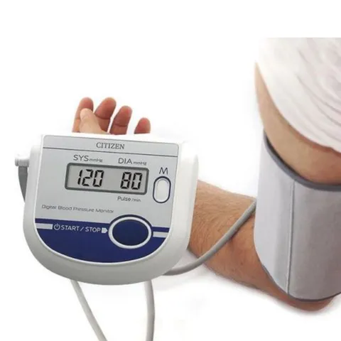 (Hàng nhập khẩu) Máy Đo Huyết Áp Điện Tử Bắp Tay Citizen CH-452AC
