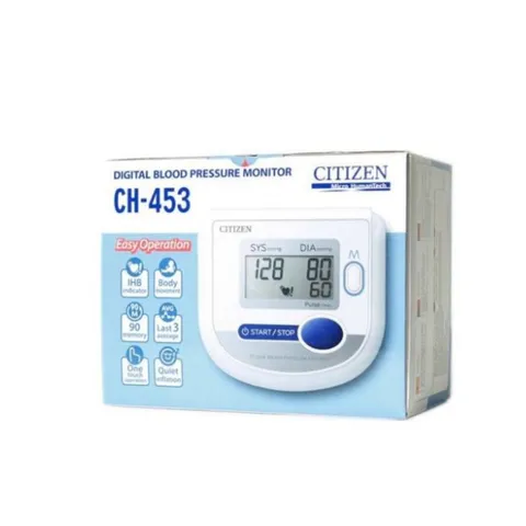 (Hàng nhập khẩu) Máy Đo Huyết Áp Điện Tử Bắp Tay Citizen CH-453AC