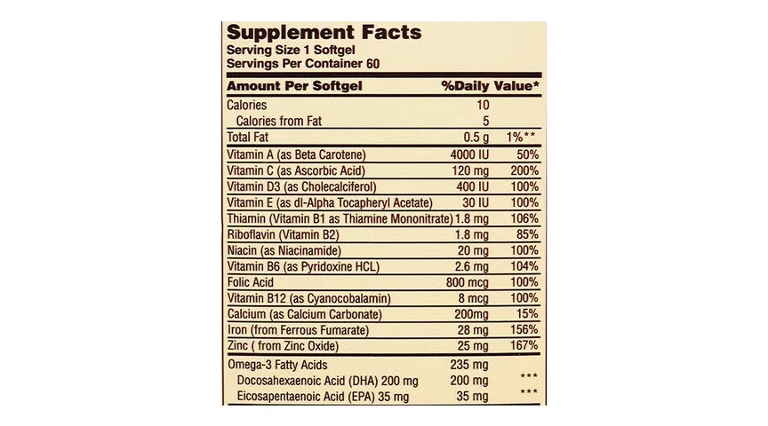 (Hàng nhập khẩu) Viên uống Prenatal DHA & Folic Acid Pharmekal bổ sung vitamin và khoáng chất cho bà bầu - Lọ 60 viên