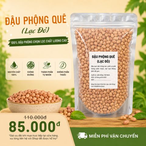 Đậu Phộng Quê 1KG - Lạc Sạch Không Thuốc, Hạt Tươi Nguyên Chất Trồng Xen Cà Phê, Thực Phẩm Bổ Dưỡng Khoa Học Từ Daklak