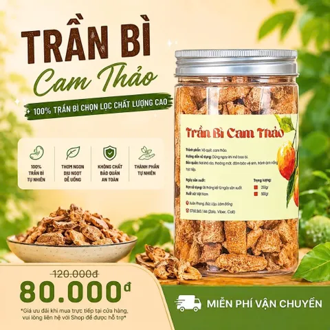 Ômai Quất Trần Bì Cam Thảo 500gr - Đặc sản Việt Nam, Tăng cường sức khỏe hô hấp, Món ăn vặt ngon miệng, Thư giãn tinh thần