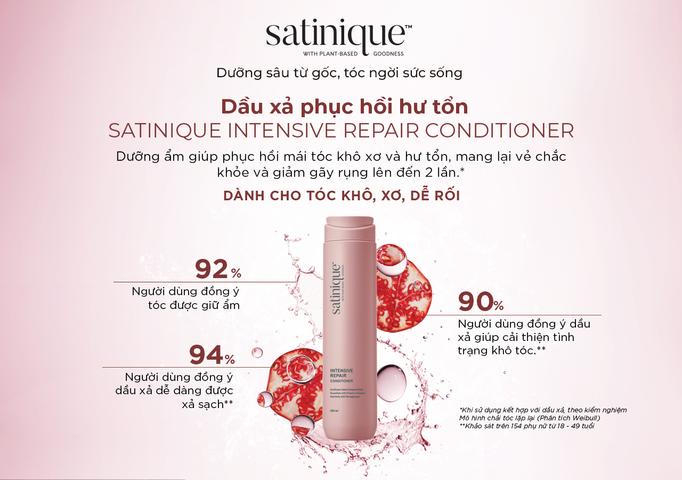 Dầu xả phục hồi hư tổn Amway Satinique