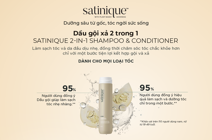 Dầu gội xả 2 trong 1 Amway Satinique