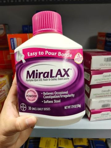 Bột táo bón MiraLAX 17.9 OZ (510g)