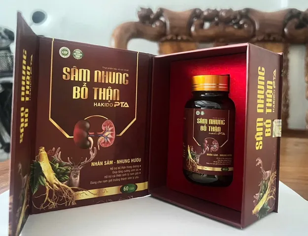 SÂM NHUNG BỔ THẬN HAKIDO LỌ 60 VIÊN