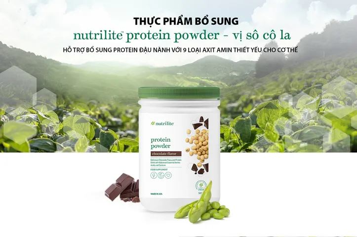 Thực Phẩm Bổ Sung Nutrilite™ Protein Powder – Vị Sô Cô La Mã hàng hóa: 117580