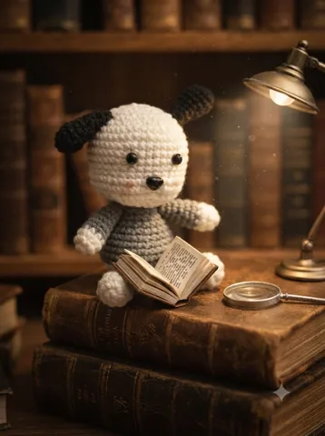 Móc khóa len handmade thỏ phi công, cún xám đáng yêu