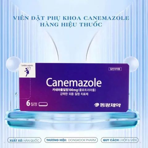 Hộp 6 viên Canemazole Hàn Quốc đũa thần Innergel cho chị em phụ nữ 