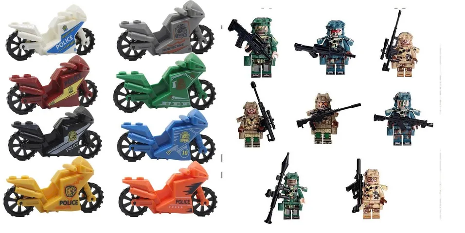 [RẺ NHẤT THỊ TRƯỜNG] Set 8Xe +8Ninja Mô Hình Lắp Ghép Ninja Siêu Đẹp Cho Bé Bigcitybuy