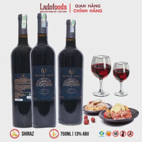 Chateau DaLat Selection - Rượu Vang Đà Lạt  Red Wine