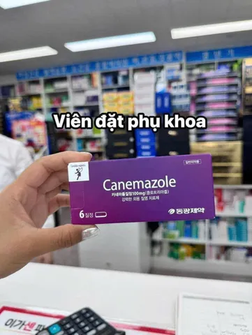 Đũa thần innergel và viên phụ khoa Canemazole 6v Hàn Quốc