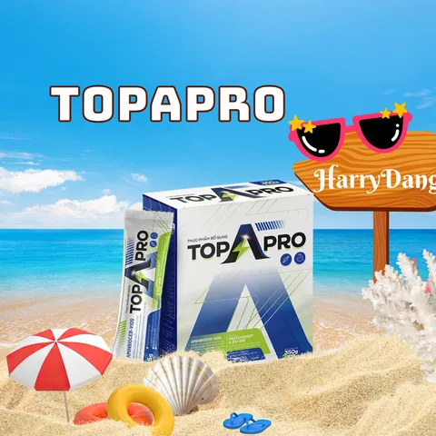 TopAPro phục hồi năng lượng cơ thêm, tăng sức đề kháng, protein thực vật
